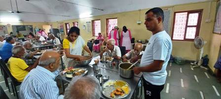 19 july 2021 lunch in ashram