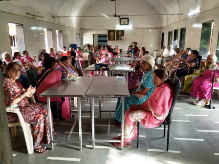 31 July 2022 lunch at old-age home