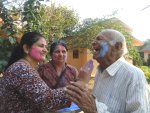 holi-festival-in-vrudhdhashram 2013